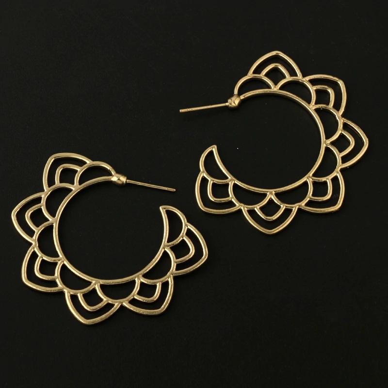 Flora -Gold Earrings-2