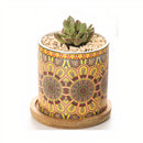 Mandala Planter Set of 4-5