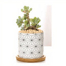 B&W Planters Set of 3-4