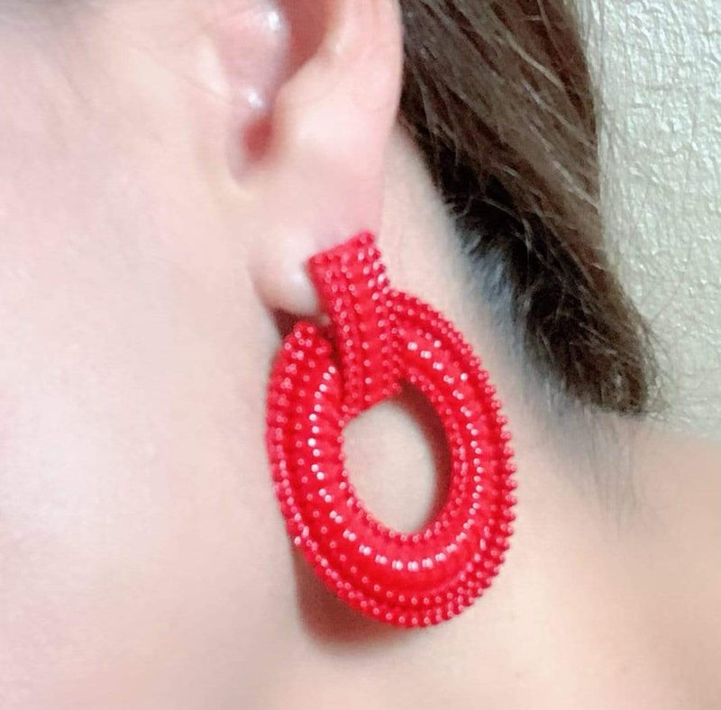 Petra -Red Earrings-1