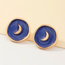 Astral Earrings Navy-0