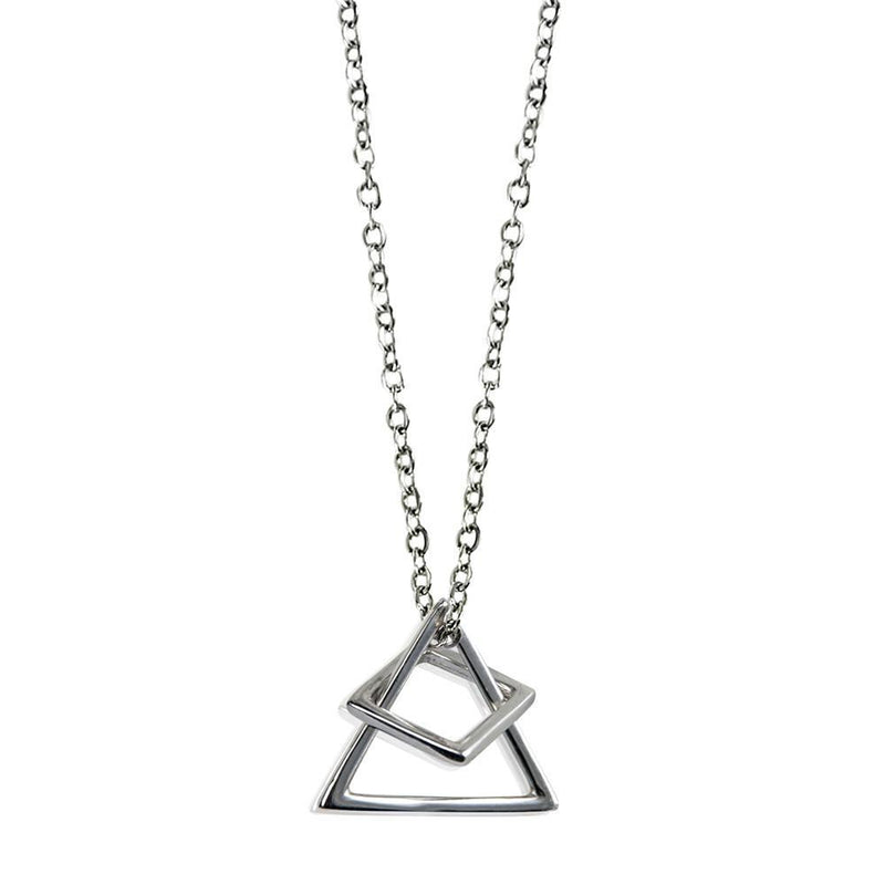 Sterling Silver Geo Game Necklace-0