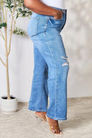 High Waist Distressed Jeans-5