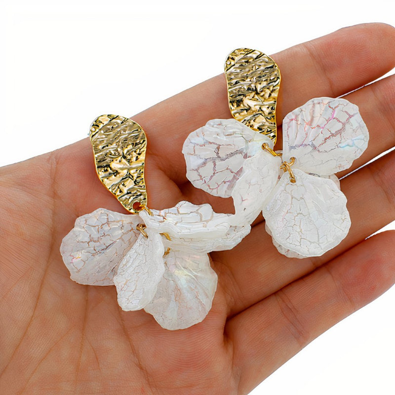 Layered Flower Earrings-1