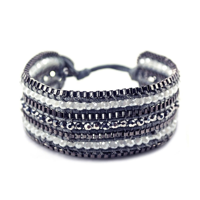 Looped Bracelet- Coal-0