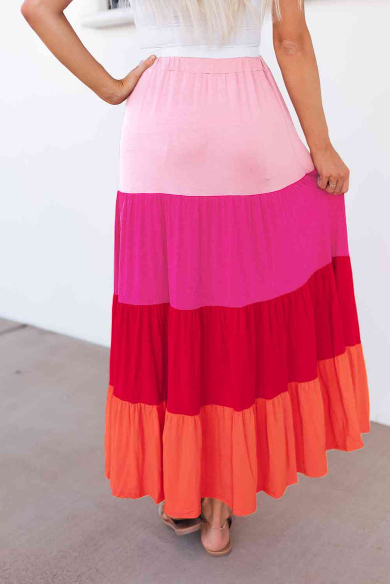 Mariana Tiered Maxi Skirt-1