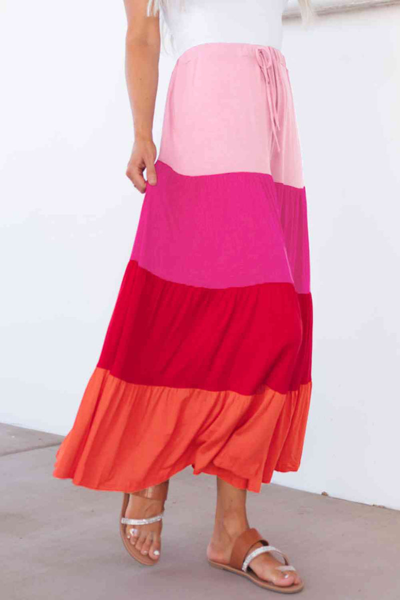 Mariana Tiered Maxi Skirt-2