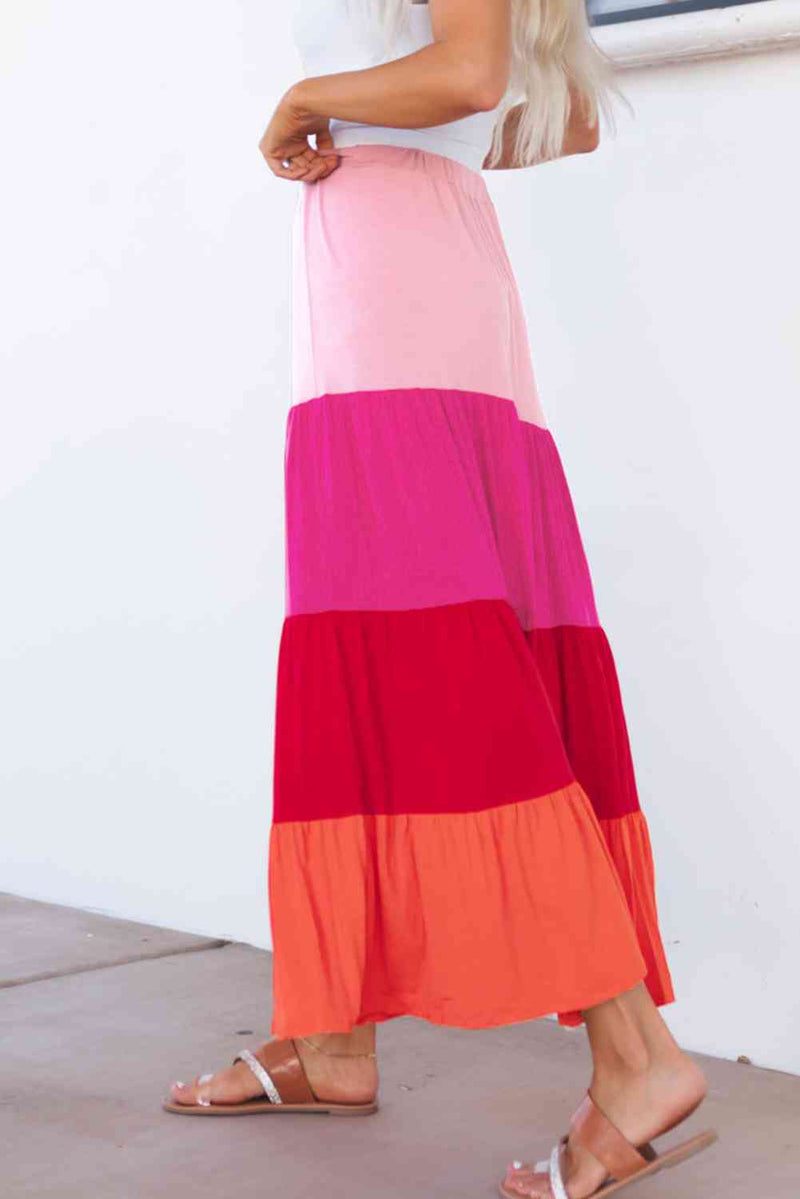 Mariana Tiered Maxi Skirt-3