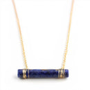 Quartz Cylinder Necklace-4