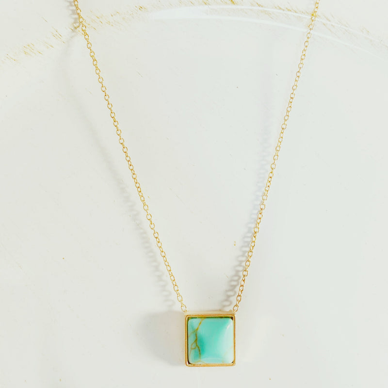 Square Drop Necklace-13