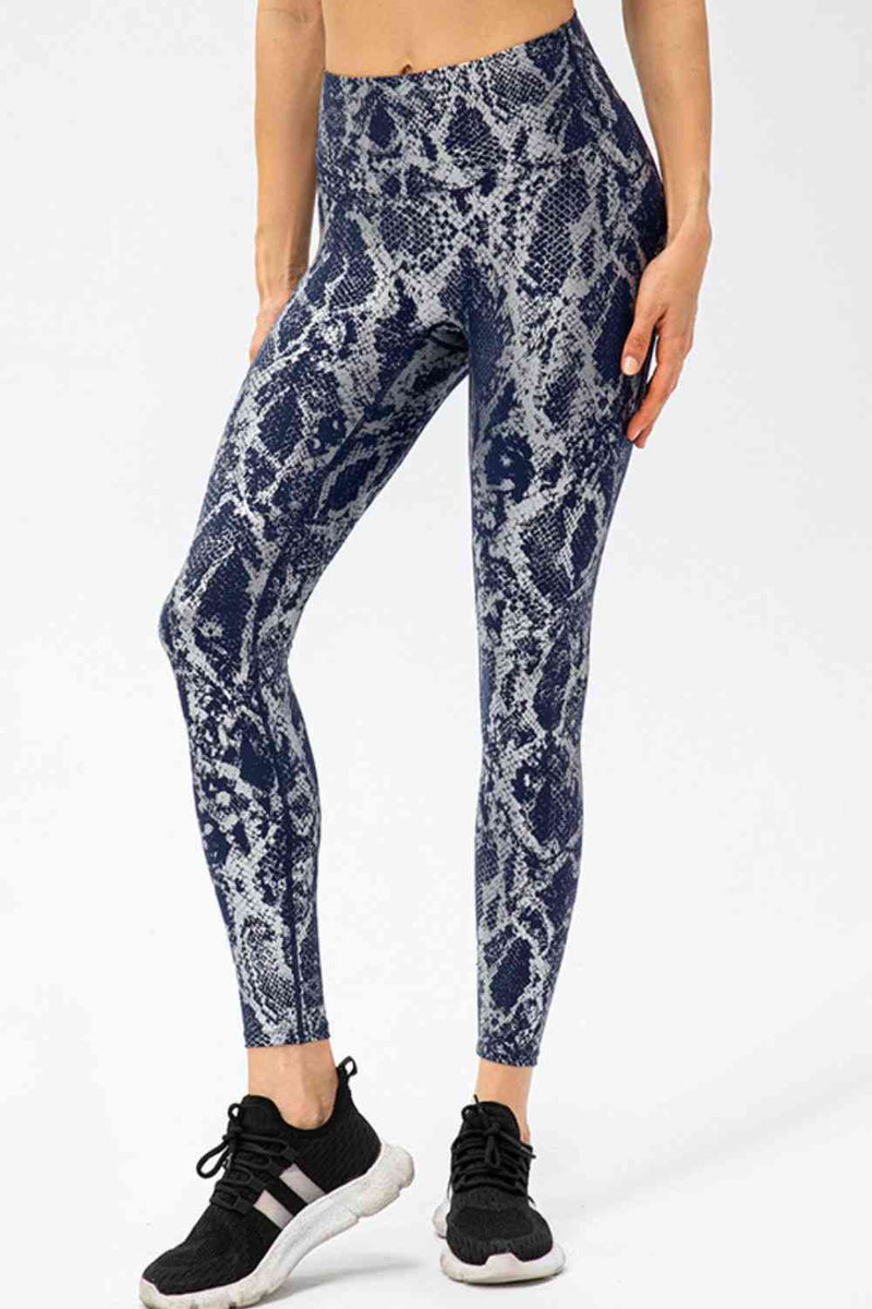 Animal Print Active Pants-3