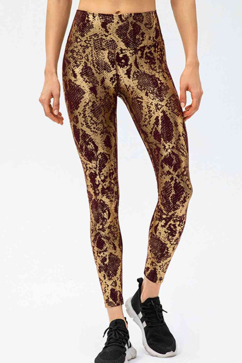 Animal Print Active Pants-9