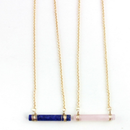 Quartz Cylinder Necklace-1