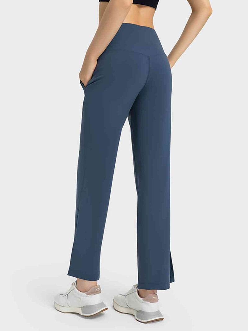 Slit Sport Pants-5