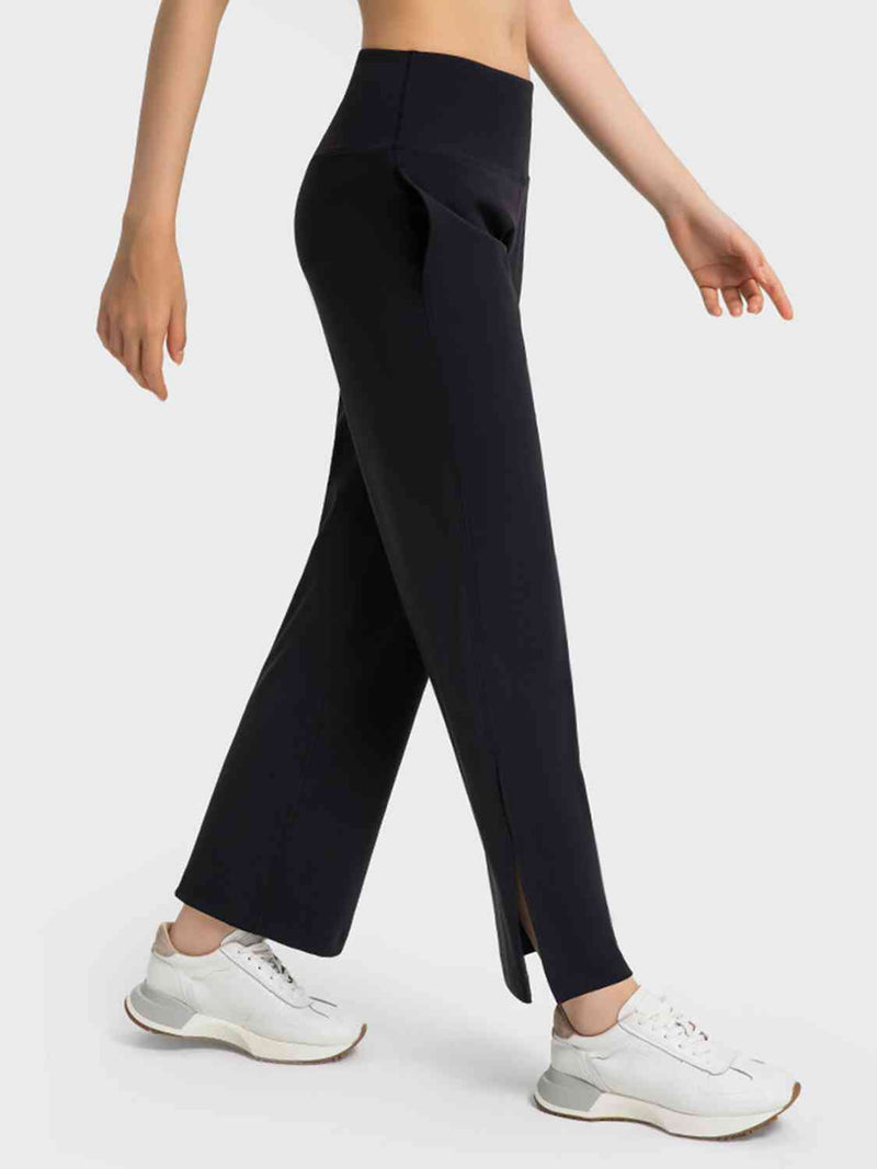 Slit Sport Pants-7