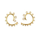 ClaudiaG Snail Drop Earrings-0
