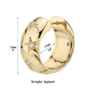 Star Huggie Earrings-4