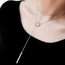 Sterling Silver Linked Necklace-1