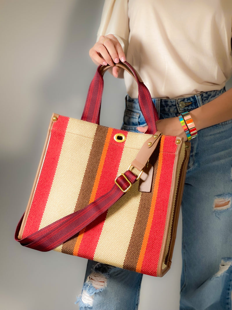 Stripe Tote-1