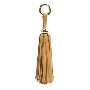 Leather Tassel - Pollen/Gold-0