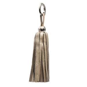 Leather Tassel - Silver/Gold-0