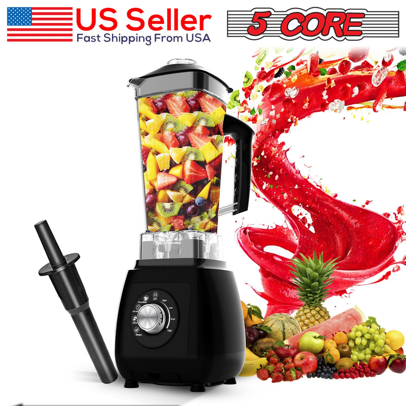 5 Core Personal Blender 68 Oz Capacity With Travel Mug Multipurpose Blender Food Processor Combo Blenders For Smoothies Juices Baby Food -JB 2000 M-13