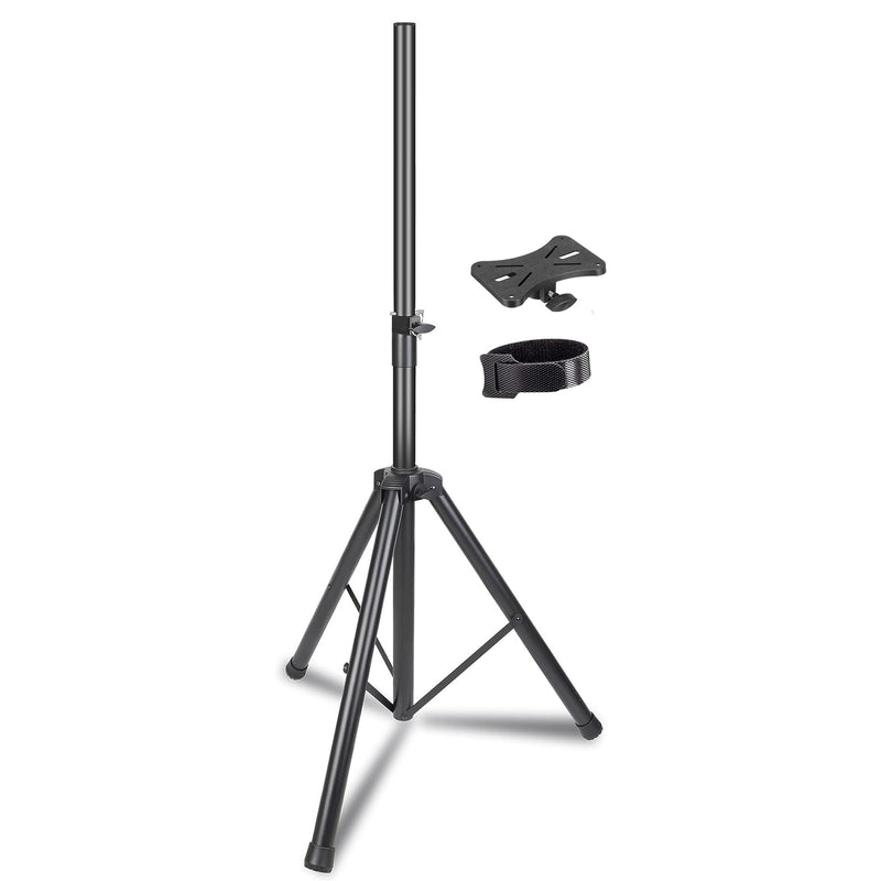 5 Core Speakers Stands 1 Piece Black Heavy Duty Height Adjustable Tripod PA Monitor Holder for Large Speakers DJ Stand Para Bocinas -SS HD 1PK BLK WOB-0