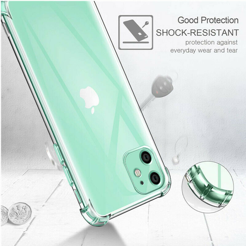 Clear Case For iPhone 12/12 Pro,12 Pro Max Four Side Shockproof & 360 Protection-8