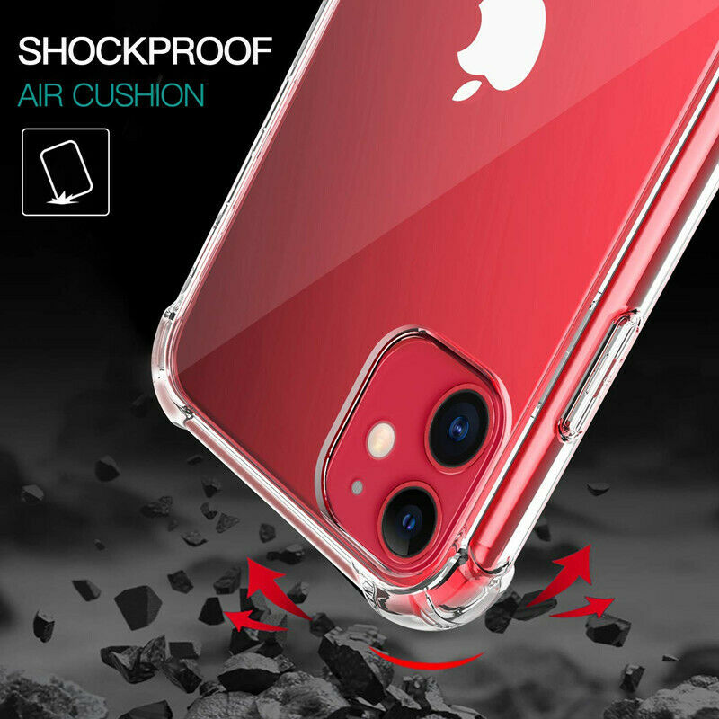 Clear Case For iPhone 12/12 Pro,12 Pro Max Four Side Shockproof & 360 Protection-1