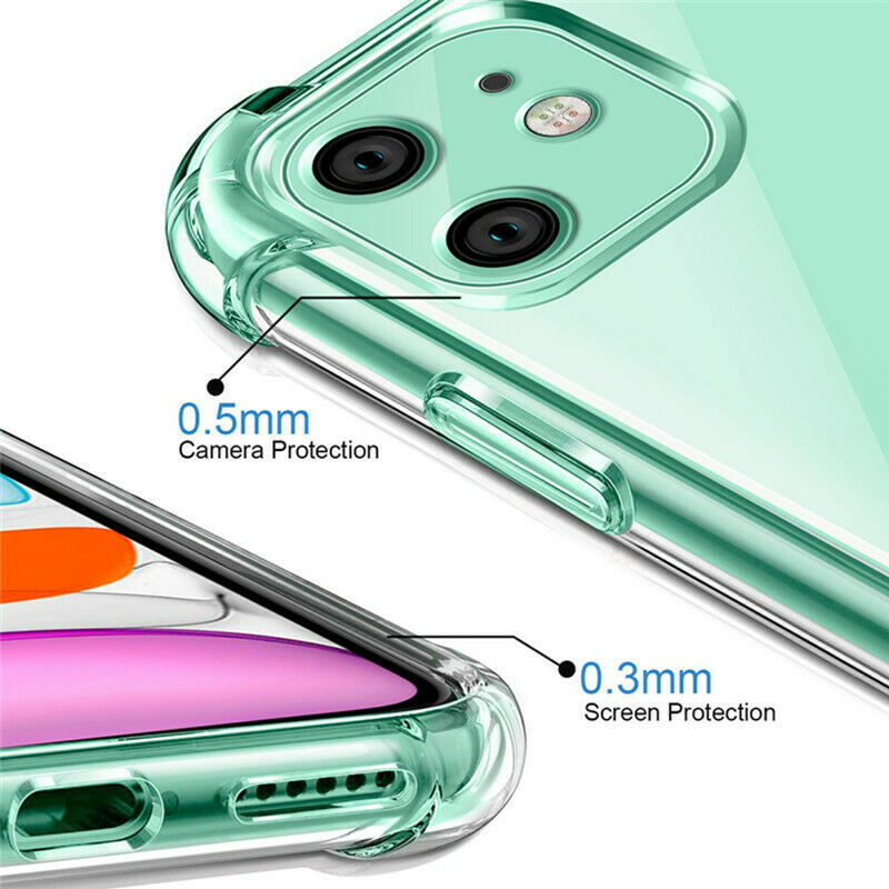 Clear Case For iPhone 12/12 Pro,12 Pro Max Four Side Shockproof & 360 Protection-3