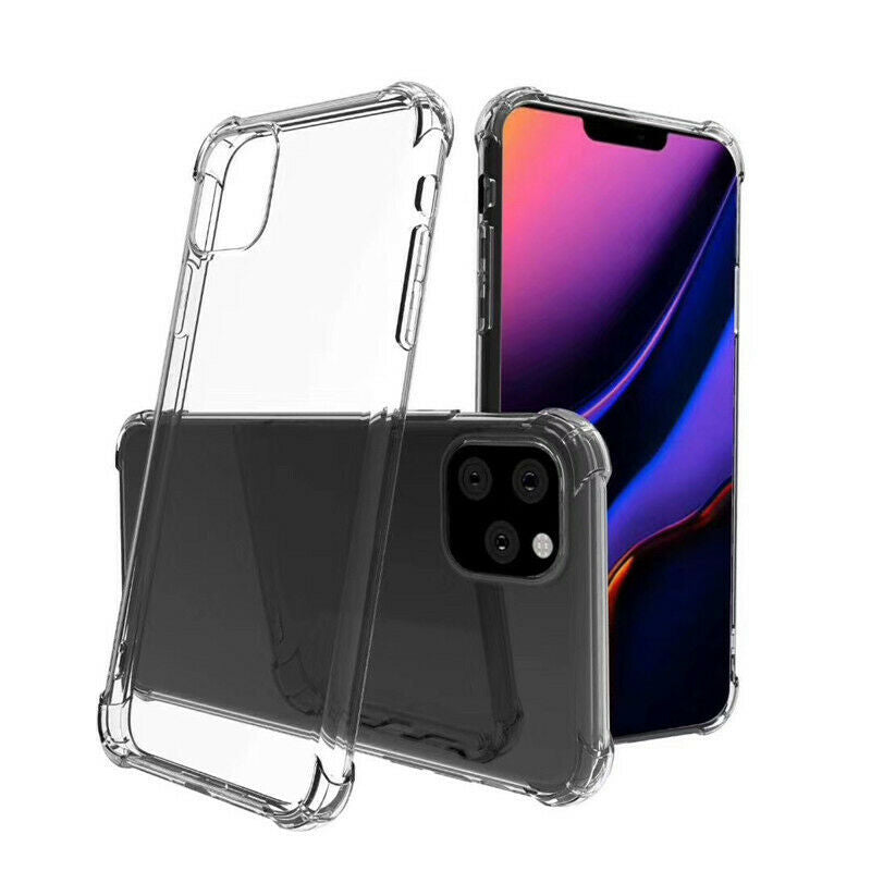 Clear Case For iPhone 12/12 Pro,12 Pro Max Four Side Shockproof & 360 Protection-0