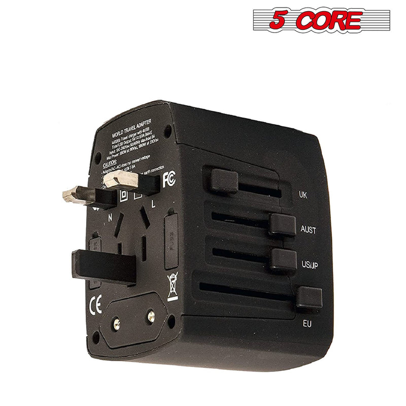 Multi Plug Outlet Extender Power Travel Adapter Wall Plug 3/4 USB Cube Charger UTA B-1